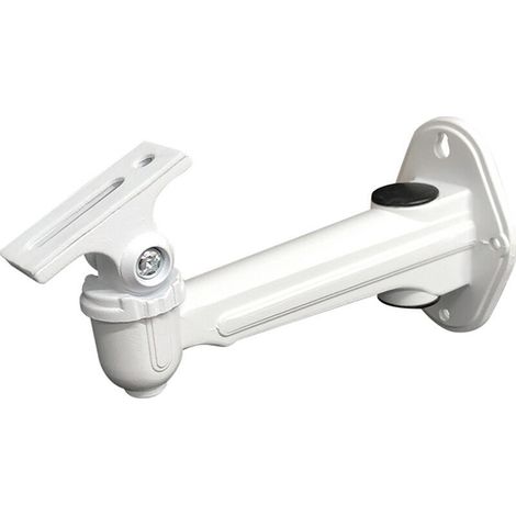 Mini Support Projecteur Mural, pour CCTV/Caméra/Projecteur/Webcam- Rotation 360° (Blanc)