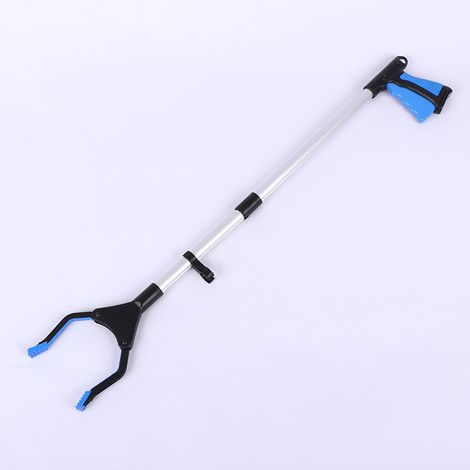 Outil de ramassage, clip d'extension pliable de 81 cm avec pointe magnétique, outil de désactivation en aluminium léger avec clip pivotant en caoutchouc, extension de bras long pour ramasser les déche (1/5)