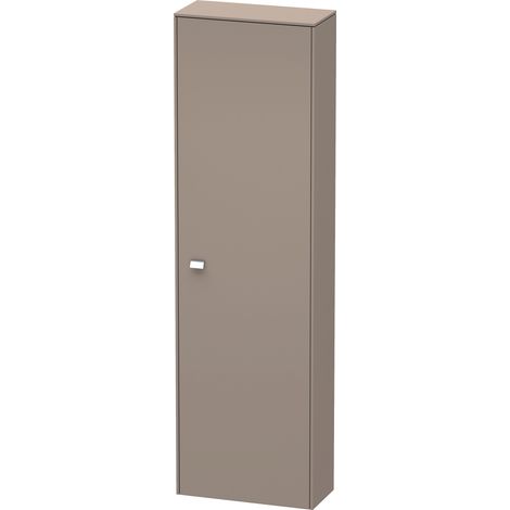 Armoire haute BRIOSO 1770x520x240mm Gris chr Ans re bas ma