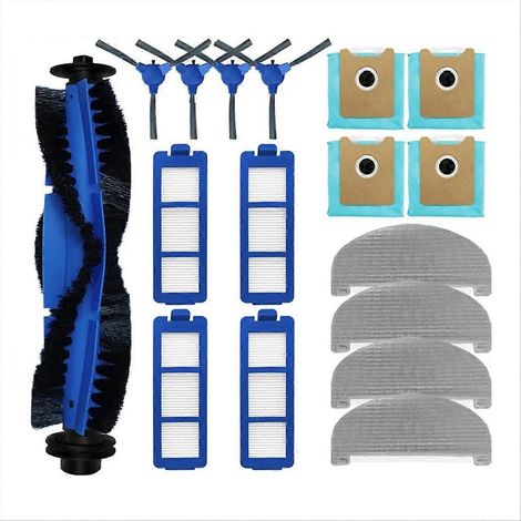 Seitenbürste + Filter + Ersatzmopps für Clean G40 Hybrid+ / G35+, Wartungszubehörset, Reinigungstücher, kompatible Roboterstaubsaugerteile, Komplettpaket. (1/5)
