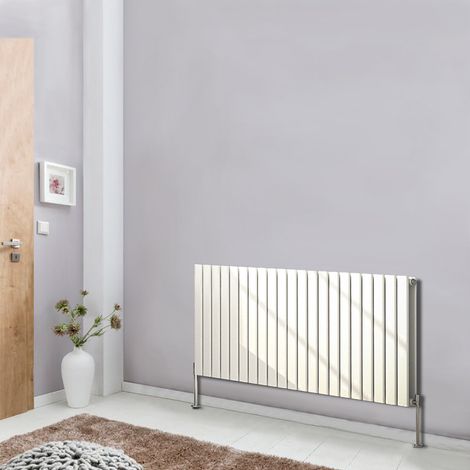 NRG Designer Radiator Flat Panel White Central Heating Rads Horizontal 600x1428mm Double (1/5)
