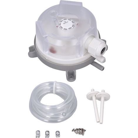 Pressostat différentiel pour conduit de fournaise, réglable, protection contre la surchauffe, 1000-5000 Pa LF32 (1/5)