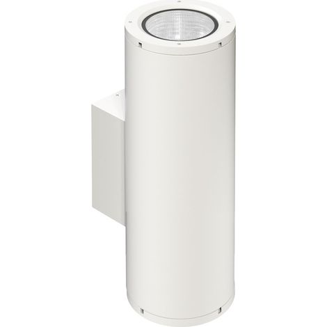 Applique LED da Parete Sunset XL Dual 32cm, 16W Switch CCT 2700K/3200K/4000K, Finitura Bianco Opaco IP65 - Beneito & Faure