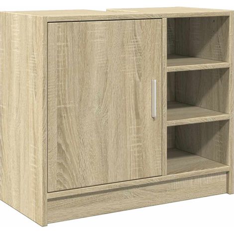Maison Exclusive - Waschbeckenunterschrank Sonoma-Eiche 63x29x55