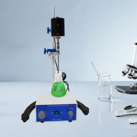 Agitateur électrique en tête, mélangeur de précision de laboratoire, vitesse et temps réglables, 0 - 2800 tr / min, 220V
