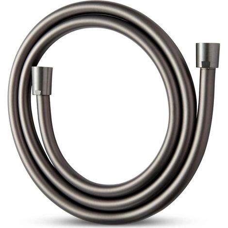 Brauseschlauch 3m Schwarzchrom, Universal Duschrohr, Anti-Knick, Hochdruck, für Badarmaturen (1/5)