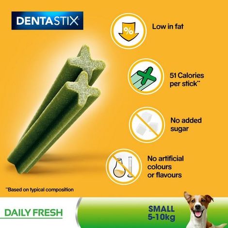 Pedigree DentaStix Daily Dental Chews Small Dog 35 Sticks PK4 - 265866 (1/4)