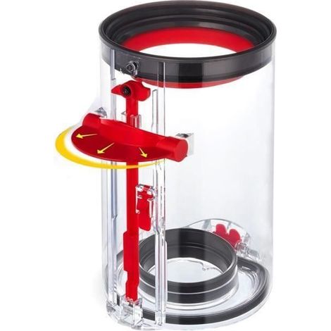 Poubelle AméLioréE pour Aspirateur Dyson V10 SV12, Grand Bac à PoussièRe de Remplacement pour Dyson PièCe ACCESSOIRE (1/4)
