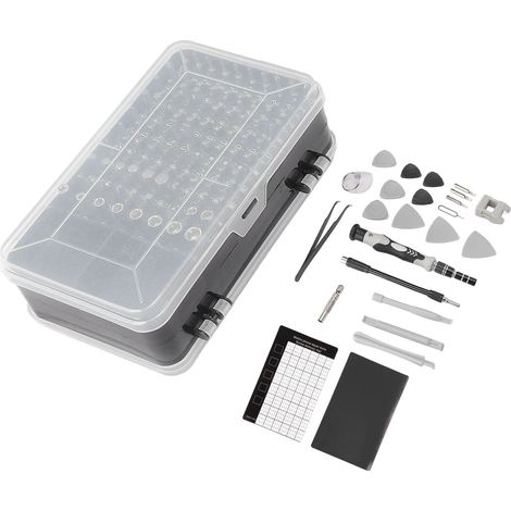 Kit 122 en 1 Tournevis Magnétique Réglable pour Ordinateur, Lunettes, PC Portable et Téléphone (1/5)