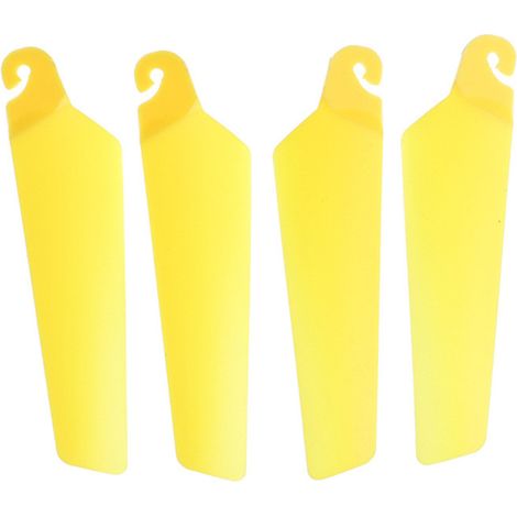 Lot de 4 ventilateurs de rechange pour mini drone hélicoptère, petit ventilateur de rechange pour hélicoptère RC, 9 cm / 3,53 pouces, pour hélicoptères télécommandés (1/5)