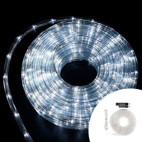 Tubo luminoso 50 metri da esterno da 1000 Led Bianco Freddo Wisdom (1/5)