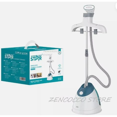 FERRO DA STIRO VERTICALE A VAPORE 1600W 3 VELOCITA 2.5L REGOLABILE ACCIAIO INOX (1/5)