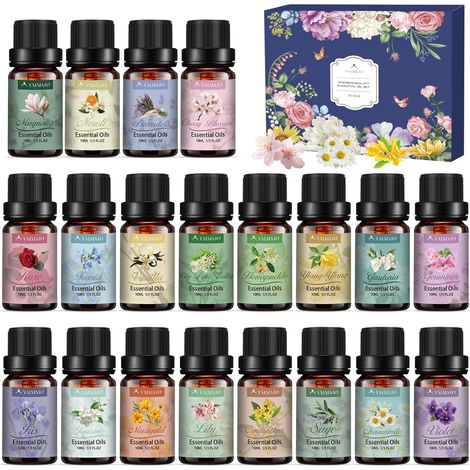 20 10ml Coffret d'huiles essentielles pour diffuseur, huiles parfumées (1/5)