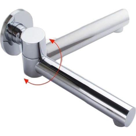 Rallonge de robinet de filtre anti-éclaboussures u Mélangeur de baignoire-douche Bec de remplissage de robinet de baignoire Bec de remplissage de robinet de sortie murale Bec de remplacement for robin (1/5)