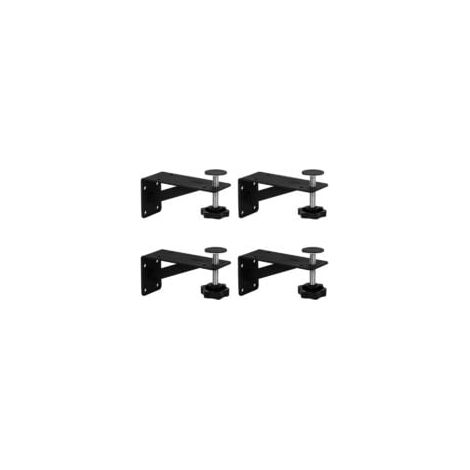 Kit de réparation d'évier de support d'évier sous plan 4 pièces support d'évier sous plan réglable, support d'évier de cuisine sous plan pour armoire étroite support de montage d'évier sous plan