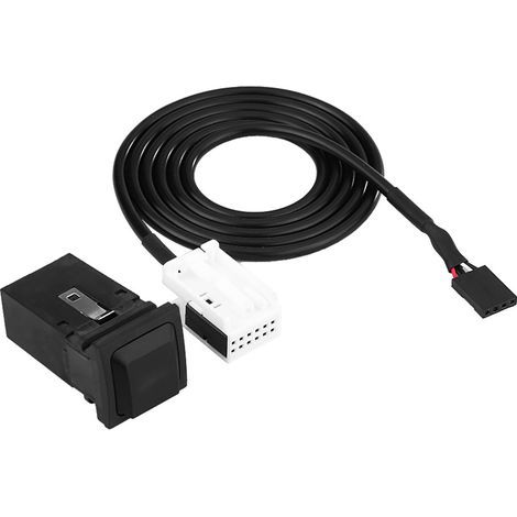 Kfz-USB-AUX-Audio-Schalter und -Kabel für RCD510 RCD310 Golf/GTI/R MK5 MK6 Jetta 5KD035724 (1/5)
