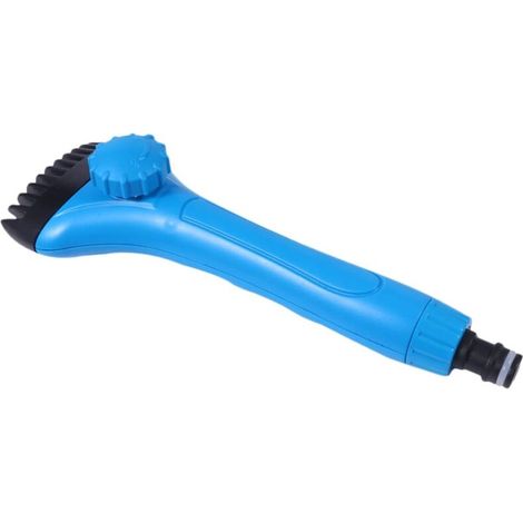 Arrosoir Avec Brosse Intégrée - Tête À Dents Multiples En Plastique PP - Réglage Rotatif Débit Eau - Raccord Rapide 3/4 Pouces - Pour Jardin Animaux Terrasse - 1 Pièce (1/5)