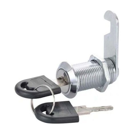 4pcs Cylinder Cam Lock 25mm Mailbox Drawer Cupboard Lock - Silver Zinc Alloy Cam Lock (1/4)