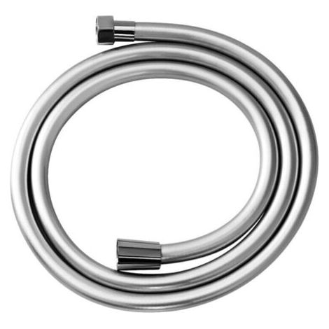1.2m Flexible tuyau de douche salle de bains, tuyau de douche, anti-pliures, finition brillante, raccord fileté universel 1/2", chromé (1/4)
