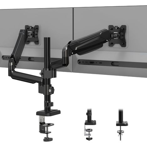Support Ecran PC 2 Ecran Ressort à Gaz, 13-32 Pouces, Charge 9 kg (1/5)