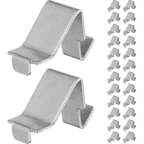 S-Type Metal Shelf Clips, Heavy-Duty Iron Brackets, 60-Piece Set, Clips for Storage and Filing Furniture Shelf Supports (1/5)