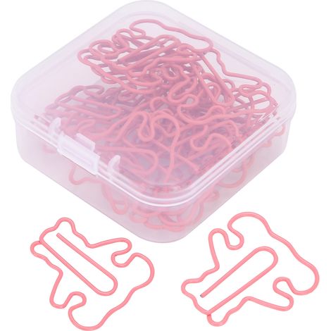 30Pcs Bear Paperclip Mini Bookmarks Creativity Modeling Decoration School Supplies (1/5)