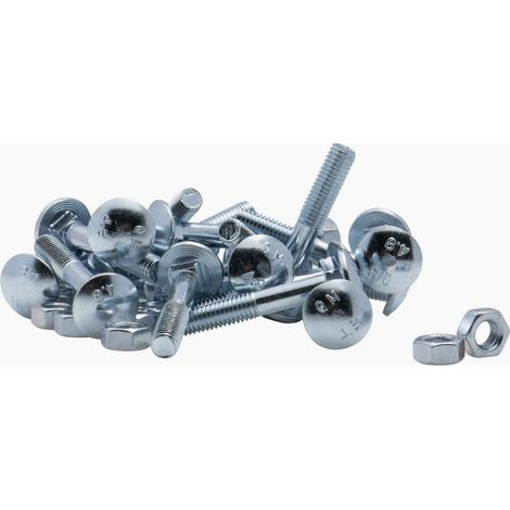 Boulon zingué TRCC Viswood Ø8x40mm (lot de 20 boulons)