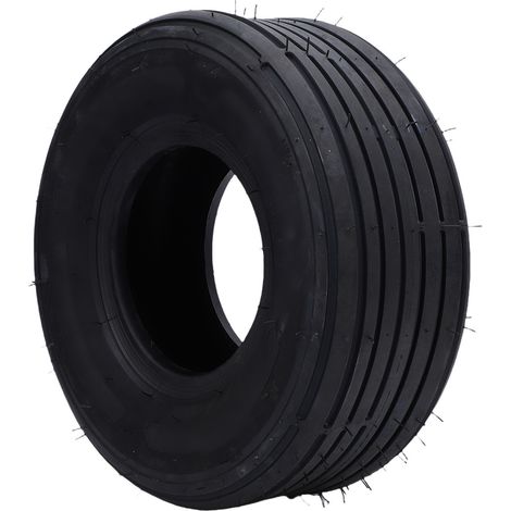 Pneu sans chambre à air 15x6.00-6 150/75-6, robuste, 4 plis, antidérapant, 6 pouces, pour tondeuse à gazon, chariot, cour, tracteur, brouette
