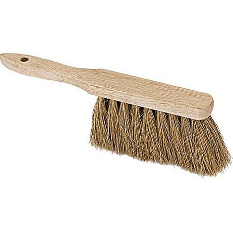 NÖLLE Industrie-Handfeger Kokos 28 cm Holz unlackiert