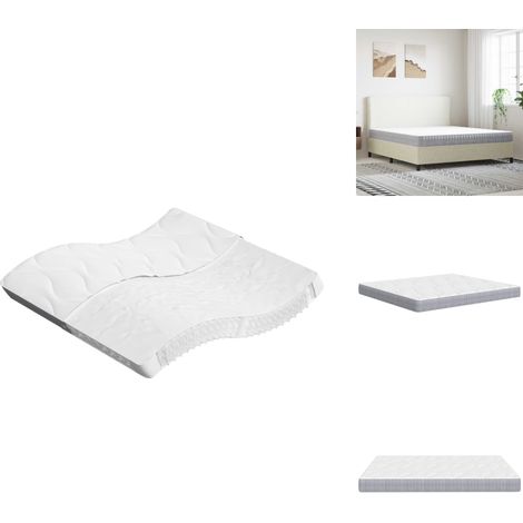 Matelas à ressorts ensachés moyen 180x200 cm - Matelas À Ressorts Ensachés - Matelas Double - Matelas Confortable - Matelas Bon Marché - Literie (1/5)