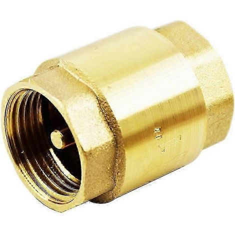Clapet anti-retour en laiton, raccord de contrôle en ligne pour carburant, air et eau (1/5)