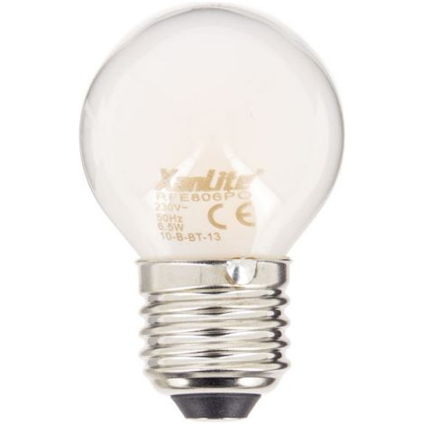 Ampoule LED Filament P45, culot E27, 6,5W cons. (60W eq.), 2700K Blanc Chaud (1/5)