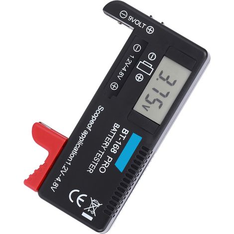 Testeur de piles numérique LCD BT-168PRO 1,2 V – 4,8 V, convient aux petites piles et aux piles boutons (1/5)