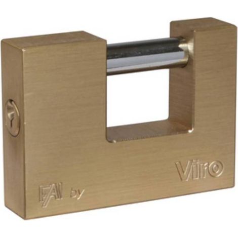 VIRO 507 LUCCHETTO FAI P/SERRANDA 90MM OTTONE