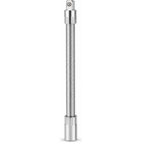 Rallonge flexible pour clé à douille automobile blanche 26 cm (1/5)