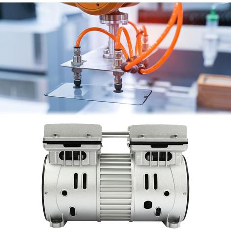 Tragbare ölfreie Vakuumpumpe, 550W elektrischer Luftkompressor, reines Kupfer, für ölfreie Versuche 125L/132qt/min (1/5)
