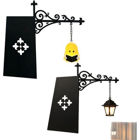 Illuminazione per librerie, lanterne da biblioteca, lampade da lettura notturne, fermalibri in metallo, illuminazione decorativa per librerie, luci notturne per libri (1/5)
