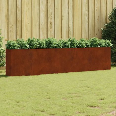 Hochbeet 360x40x80 cm Cortenstahl vidaXL