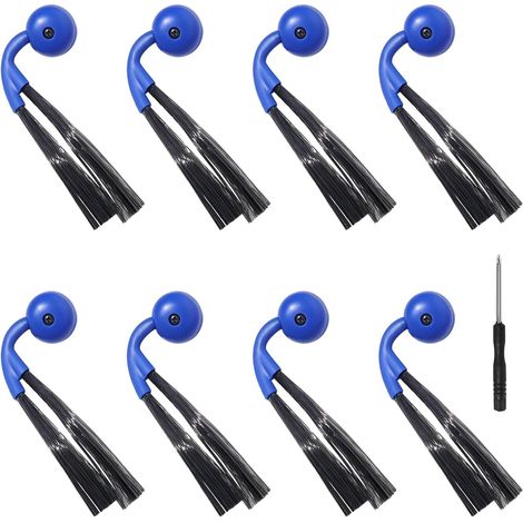 Brosses Latérales Accessoires pour Ecovacs Deebot X9 Pro Omni/ X11 Pro Omni/ X11 Pro/ X11 Omni Cyclone/ X11 Familie Aspirateur Pièce de rechange,Brosse à bords en nylon,8 Pièces (1/5)
