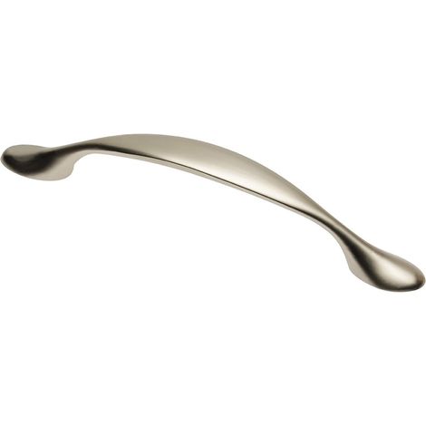 Türgriff Möbelgriff Schrankgriff Schrankknauf aus Metall 128mm Edelstahl Optik (1/2)