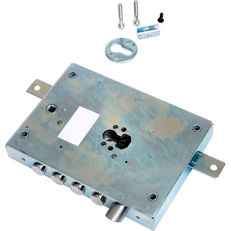 1PZ SERRATURA TRIPLICE DA APPLICARE ART. 42 art.42 - Dx E 60 mm 142 x 206 codice 301610