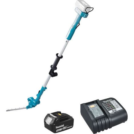 Makita – Taille-haie télescopique 18V 46 cm – Moteur Brushless – 10 inclinaisons réglables – Autonomie 60 min – Technologie XPT