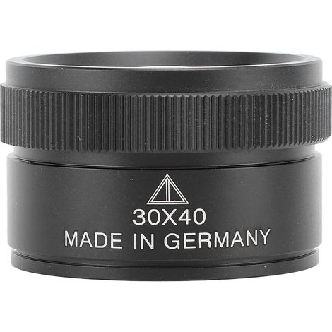 Loupe de bijoutier 30X, lentille optique, loupe portable avec boucle pour pièces de monnaie, pierres précieuses et timbres (1/5)