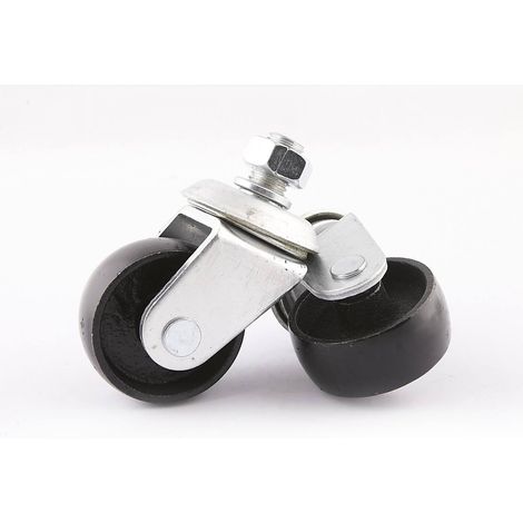 Paire de roues pivotantes ø60x25mm pour cric rouleur OH 5307 - SA 5372 - CLAS Equipements