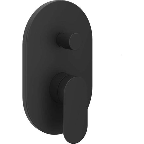 Ravak Chrome II - Grifo empotrado para 2 dispositivos, negro X070466 (1/4)