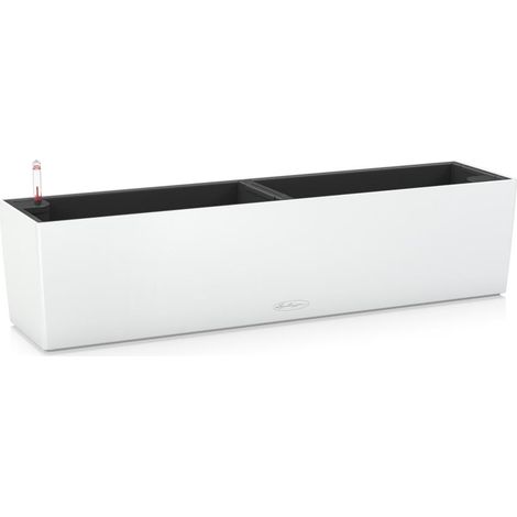 Maceta Lechuza Blanco Polipropileno Rectangular (1/5)