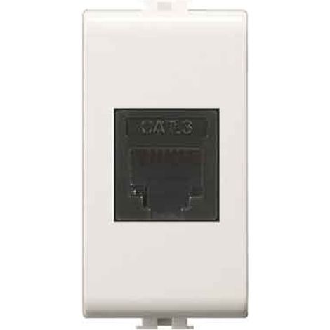 PRESA TELEFONICA RJ11 'EASY' Plug 6/4 - Bianco