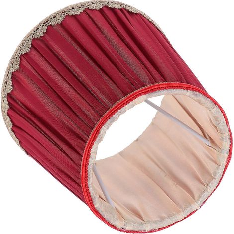 Abat-jour en tissu pour lampe de plafond, protection décorative pour cheminée (1 pièce) (1/5)