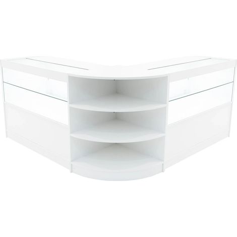 Andromeda LED Shop Counter Set LM60 & 2 x C1200 - White