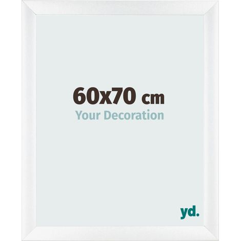 yd. - Cadre photo 60x70 - Blanc Mat - MDF - Pisa (1/5)